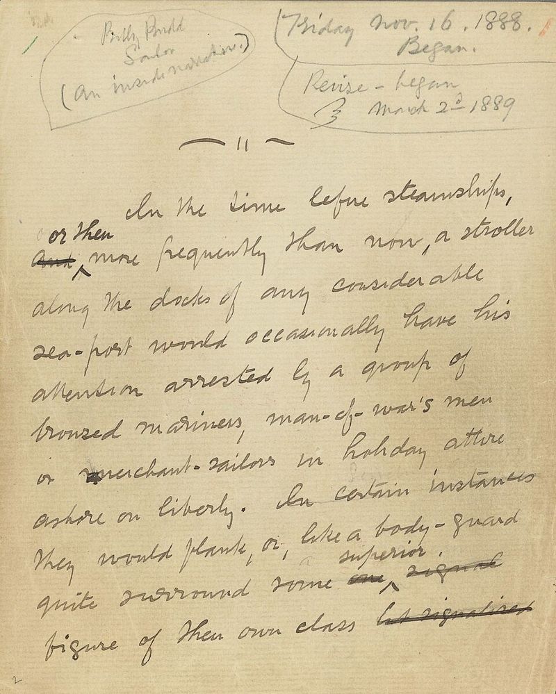 Billy Budd — first-edition cover