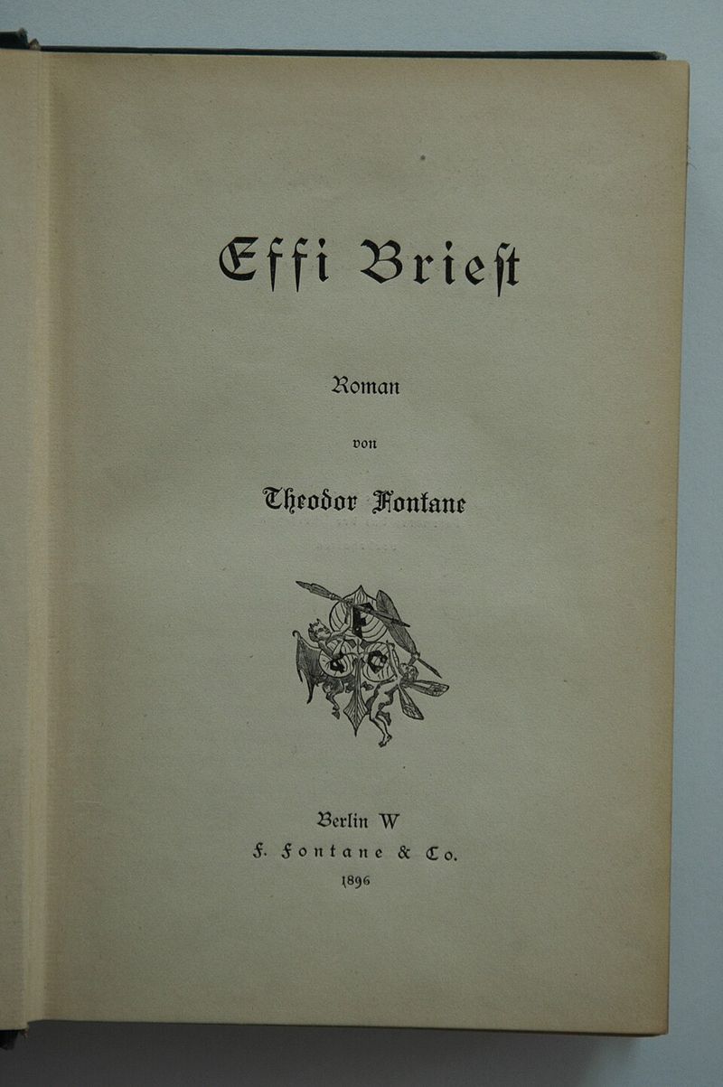 Effi Briest — first-edition cover
