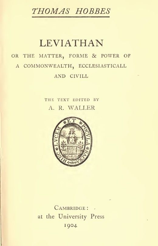 Leviathan — first-edition cover