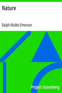 Nature — first-edition cover