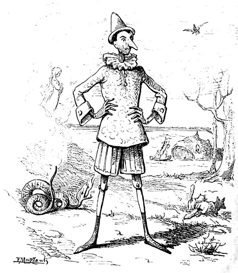 Pinocchio — first-edition cover