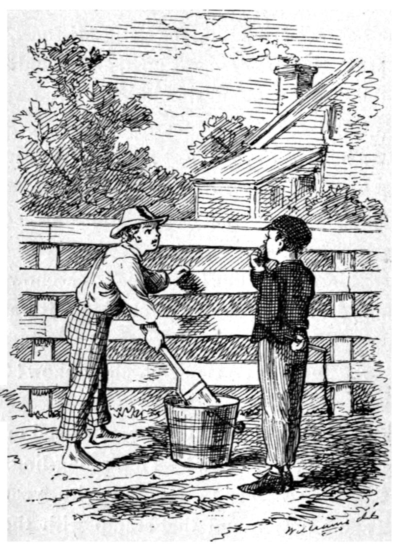 The Adventures of Tom Sawyer — first-edition cover