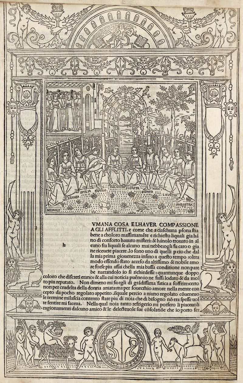 The Decameron — first-edition cover
