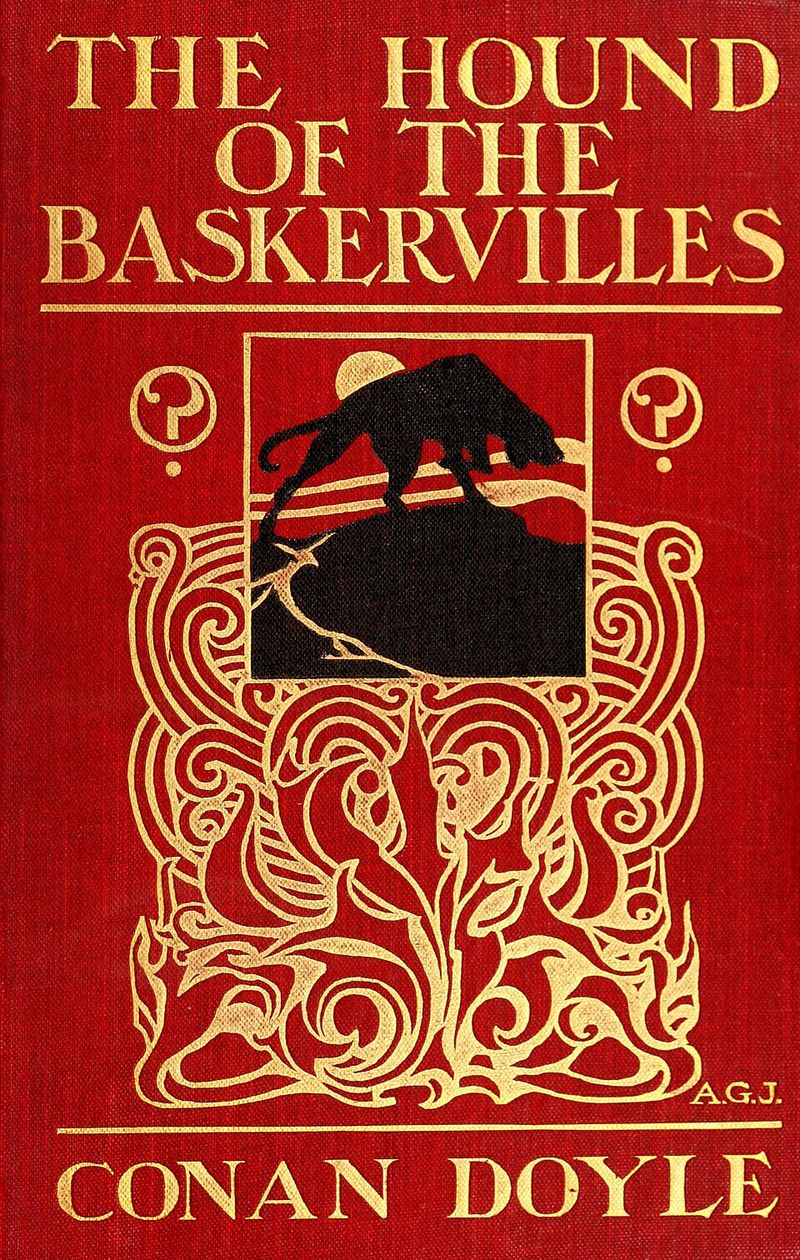 The Hound of the Baskervilles — first-edition cover