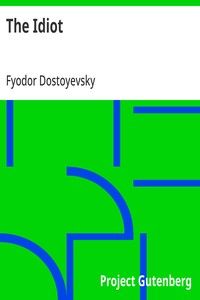 The Idiot — first-edition cover