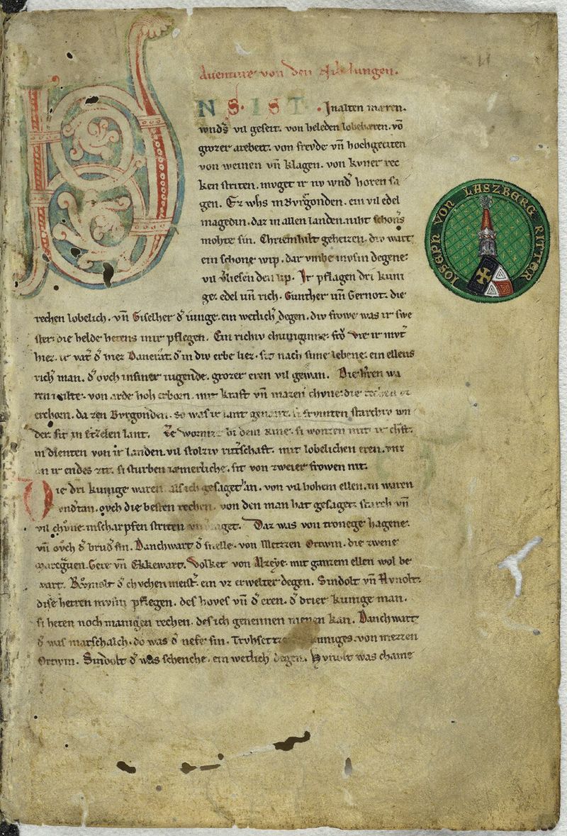 The Nibelungenlied — first-edition cover