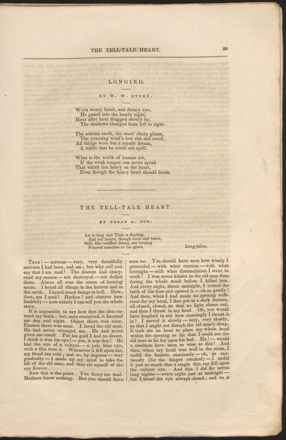 The Tell-Tale Heart — first-edition cover