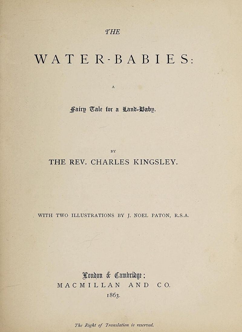 The Water-Babies — first-edition cover