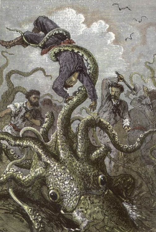 Twenty Thousand Leagues Under the Seas — first-edition cover