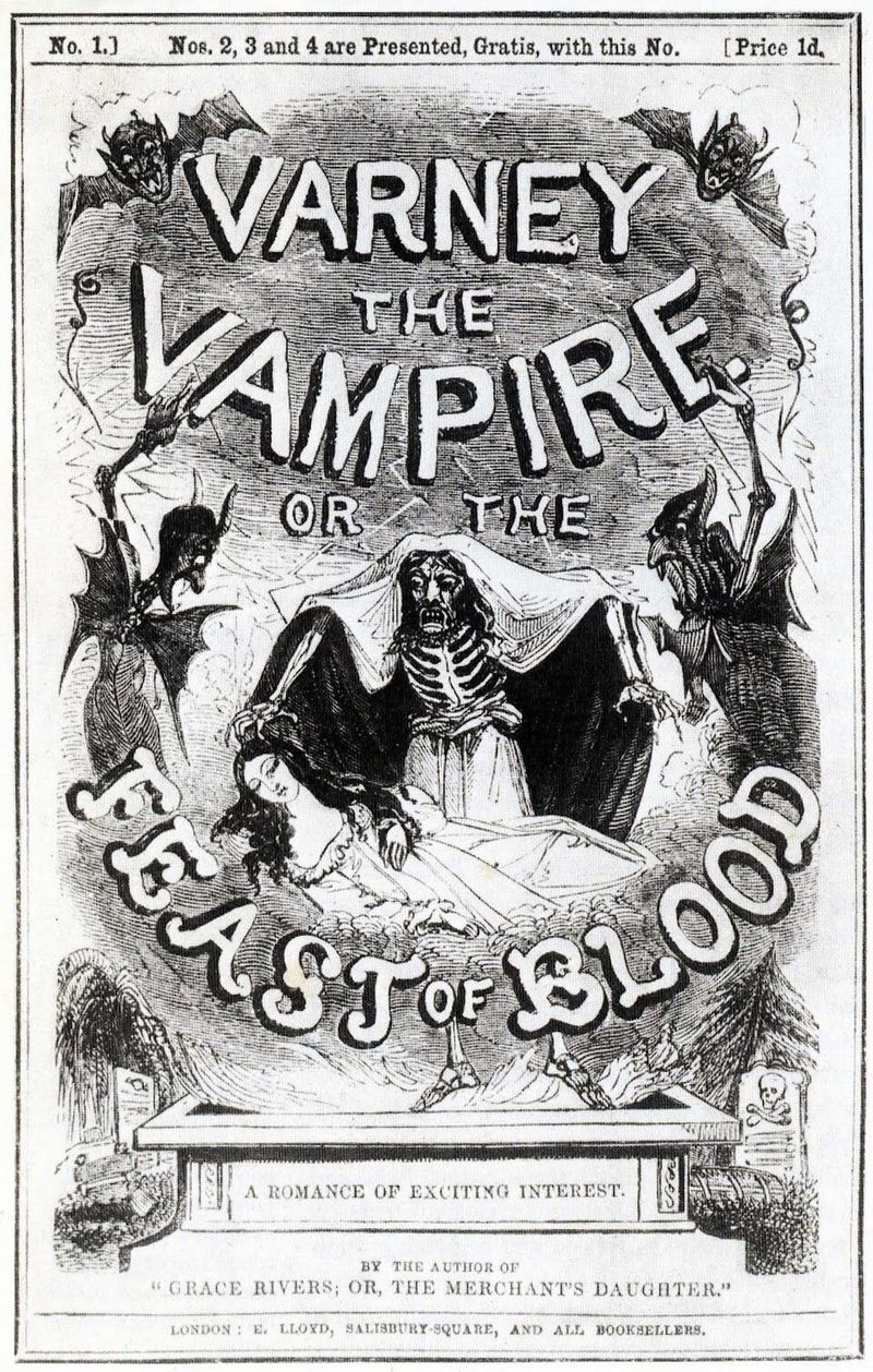Varney the Vampire — first-edition cover
