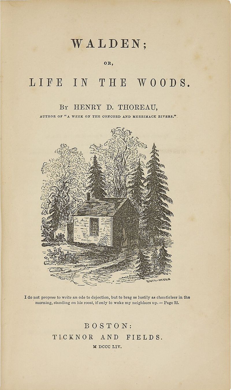 Walden — first-edition cover